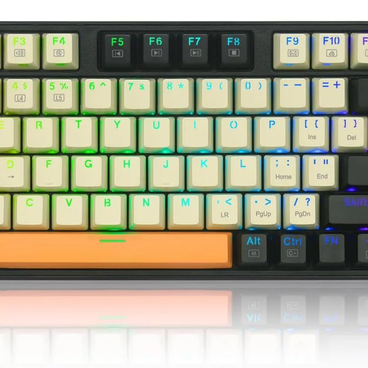 REDRAGON - Teclado Mecánico Redragon k636 CLO Switches Rojos Idioma USD