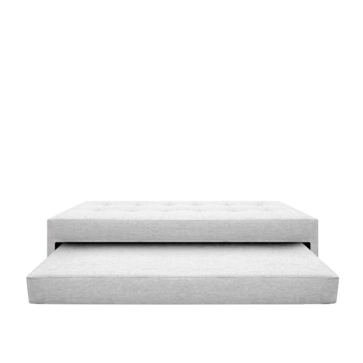 MAGIC CLASS - CAMA NIDO JAFAR DOBLE COLCHÓN120X190 MICROFIBRA BLANCO