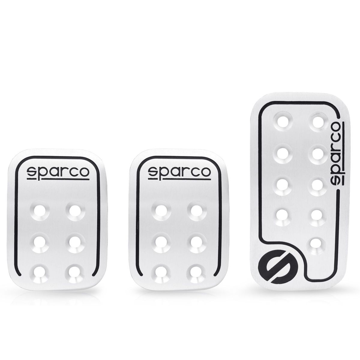 SPARCO - Juego De Pedales Para Carro Mecanico Tuning Deportivo Sparco