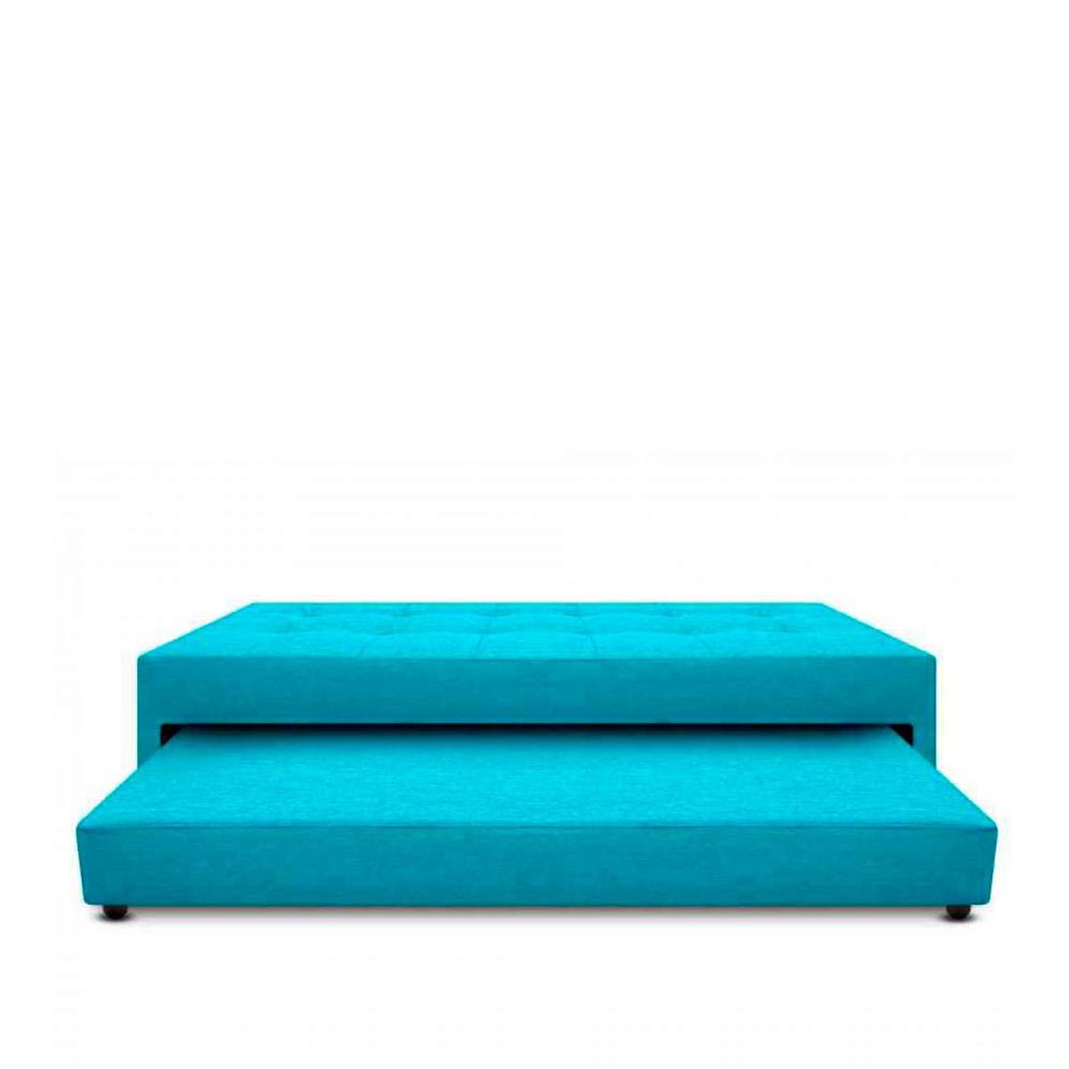 MAGIC CLASS - CAMA NIDO JAFAR DOBLE COLCHÓN140X190 MICROFIBRA AZUL