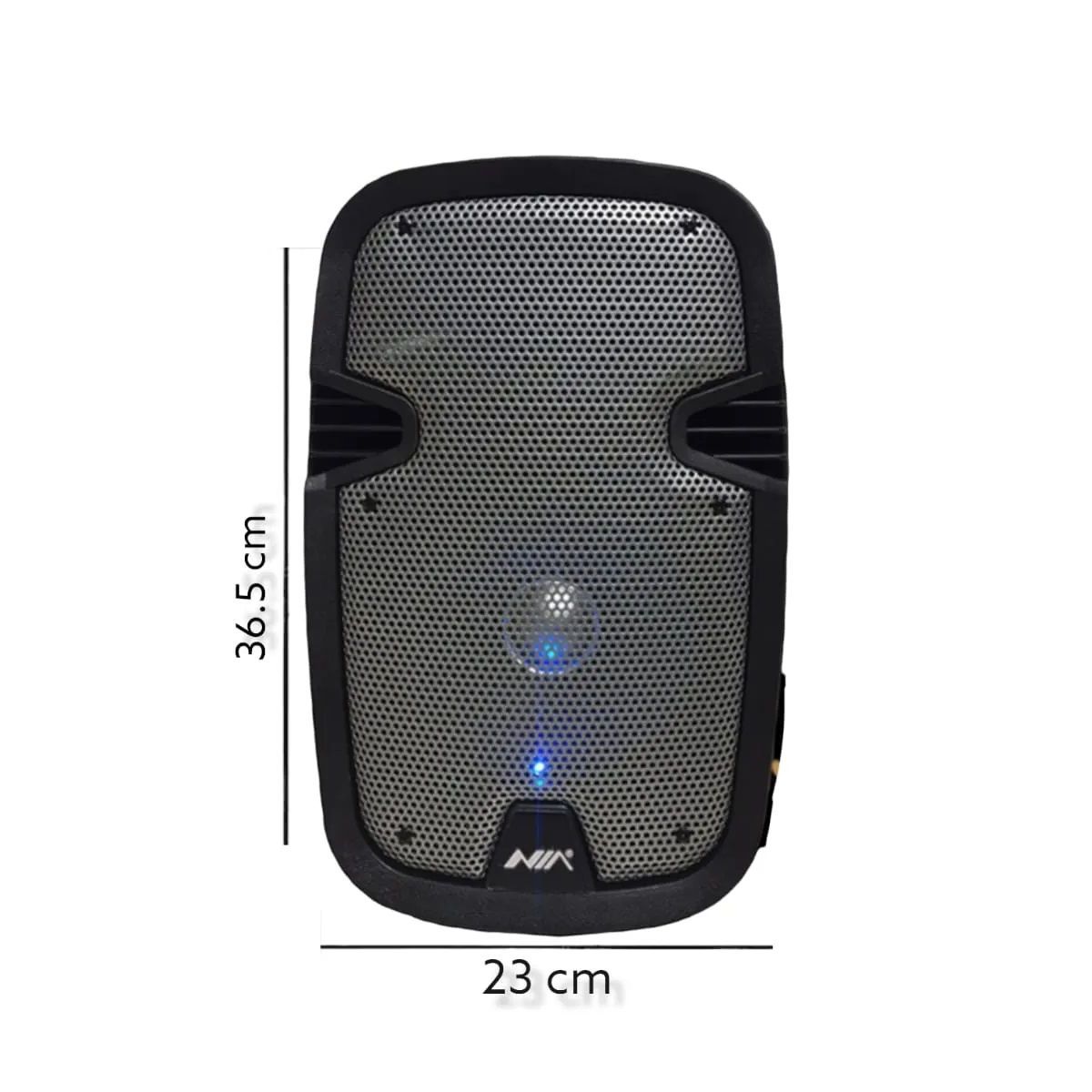 NIA - Parlante cabina usb bluetooth recargable mas tripode soporte base