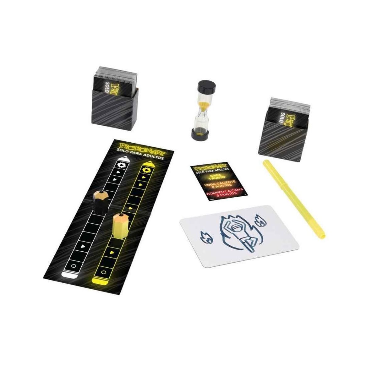 MATTEL - Juego De Mesa Pictionary Solo Para Adultos