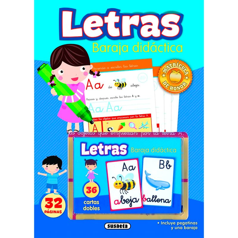 SUSAETA - Letras. Baraja Didáctica