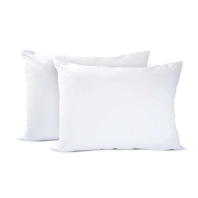 THE HOUSETRONICS - Set X2 Almohada Hotelera 70x50cm Blanca Siliconada