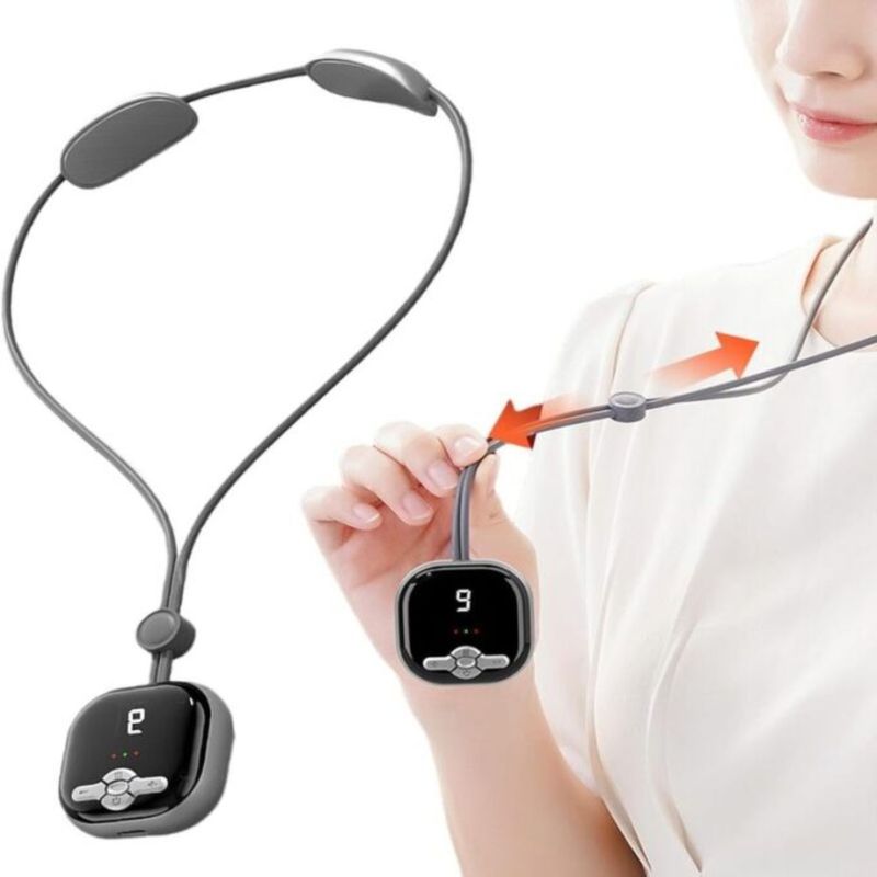 GENERICO - Masajeador cervical de microcorriente y calefaccion 9 niveles