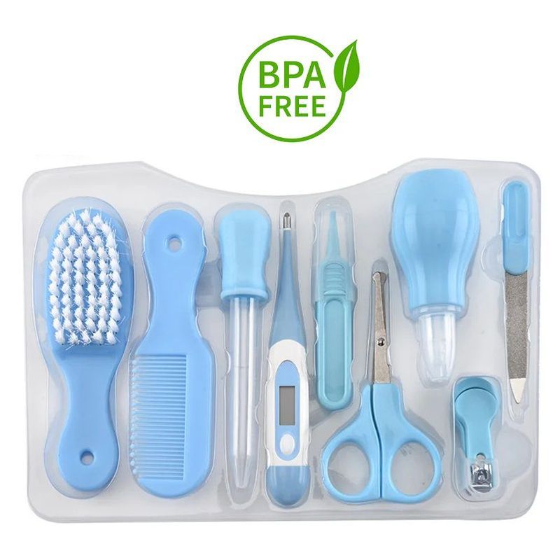 GENERICO - Kit De Cuidado Para Bebe 9 Piezas Con Estuche Portatil
