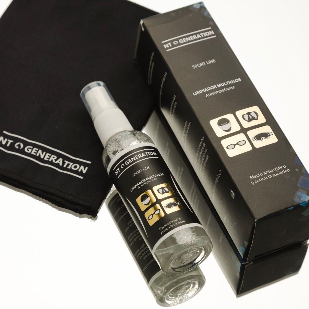 GENERICO - Limpiador antiempañante  para caretas cascos visores 120ml