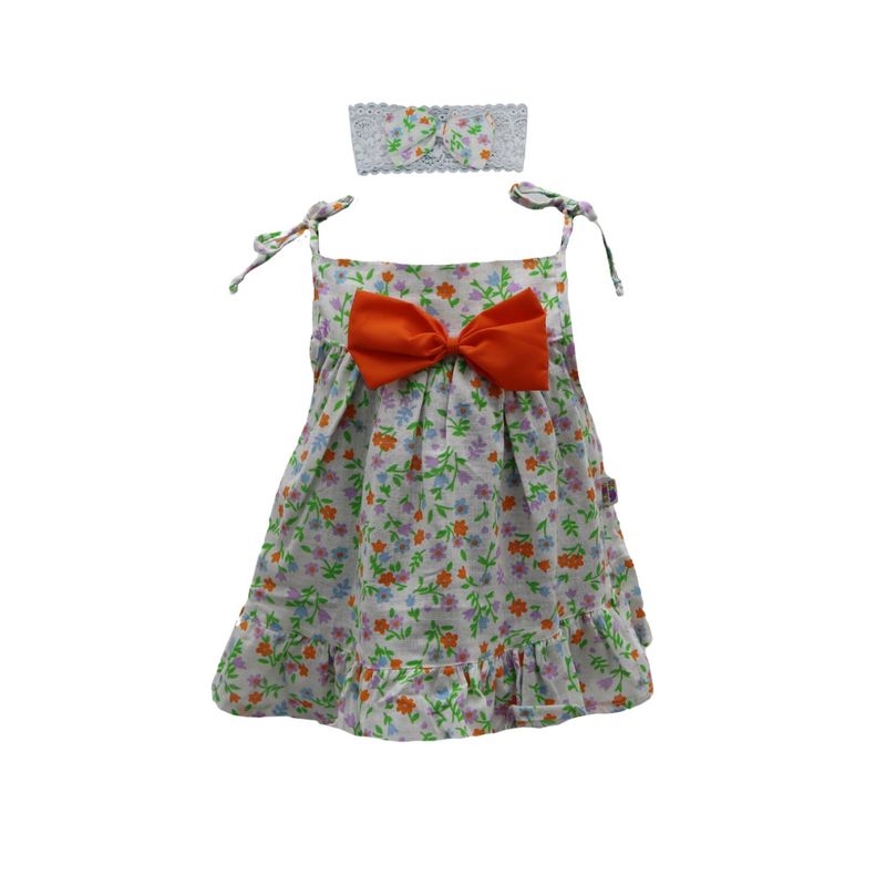 MATI MARIA TIRITAS - Vestido Flores Bebe Niña. Talla: 6 Meses a 18 Meses