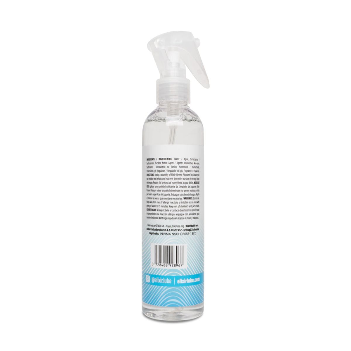 ELIXIR - Limpiador De Juguetes Íntimos Elixir Neutro 250ml pH Balanceado