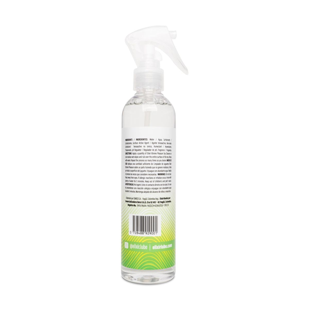 ELIXIR - Limpiador De Juguetes Íntimos Elixir Melón 250ml pH Balanceado
