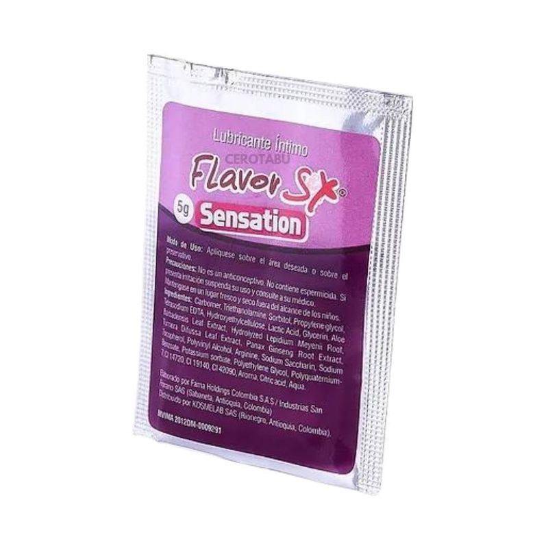 GENERICO - Lubricante Intimo Multiorgasmo Flavor 5g