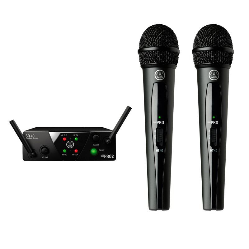 AKG - Micrófono inalámbrico doble AKG WMS40 Mini