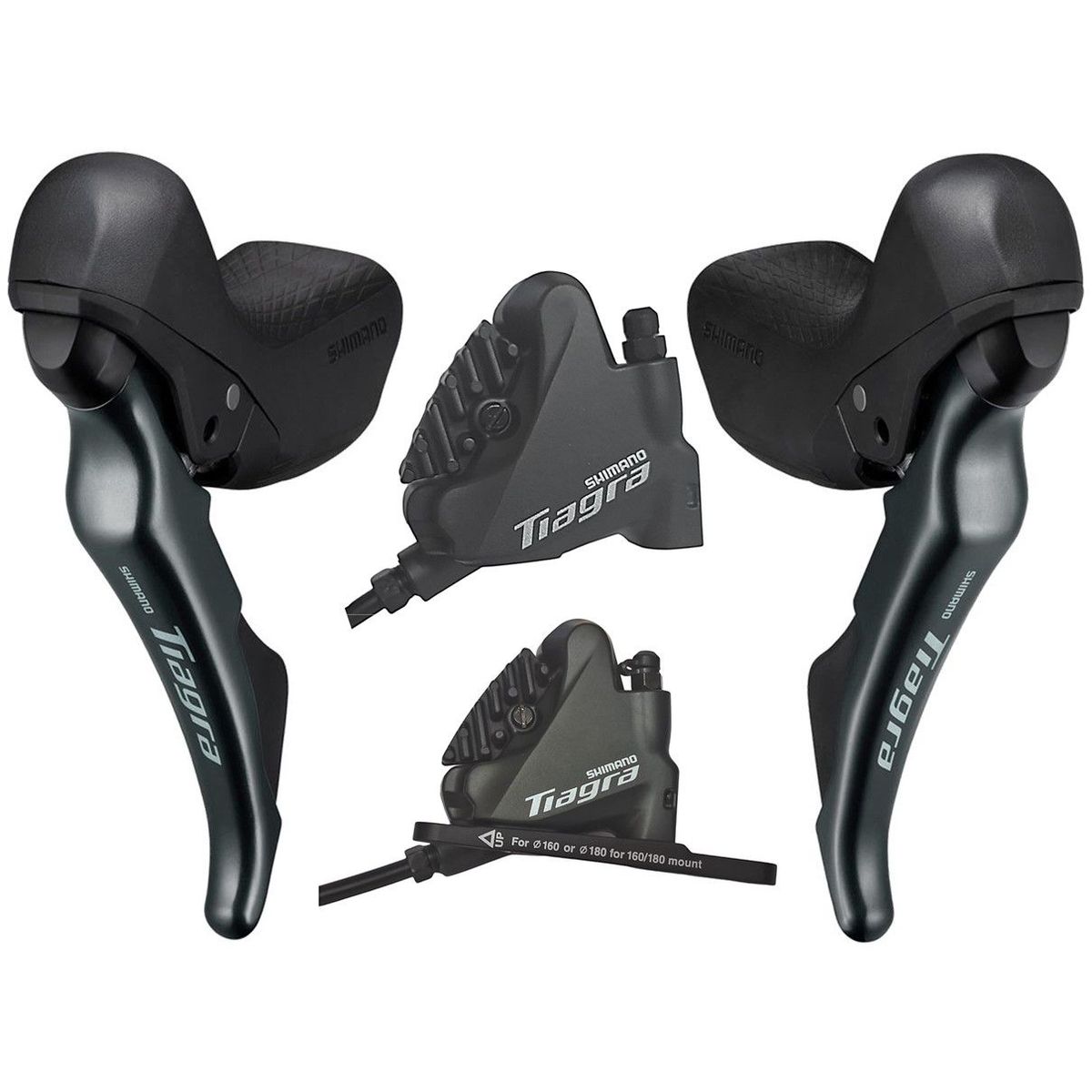 SHIMANO - Freno Disco Bicicleta Shimano Tiagra 4720 Hidraulico Ruta