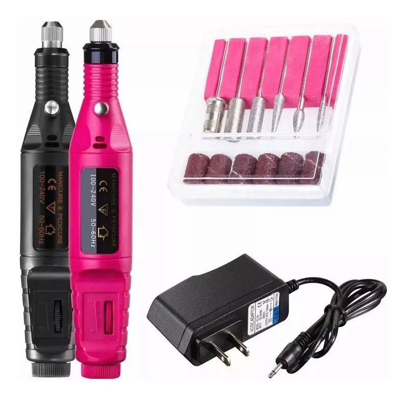 GENERICO - Drill Uñas Electrico Pulidor Para Manicure y Pedicure