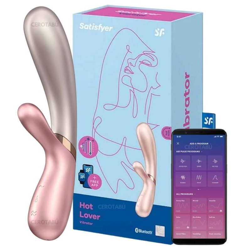 GENERICO - Vibrador Doble Estimulación App Satisfyer Hot Lover Termico