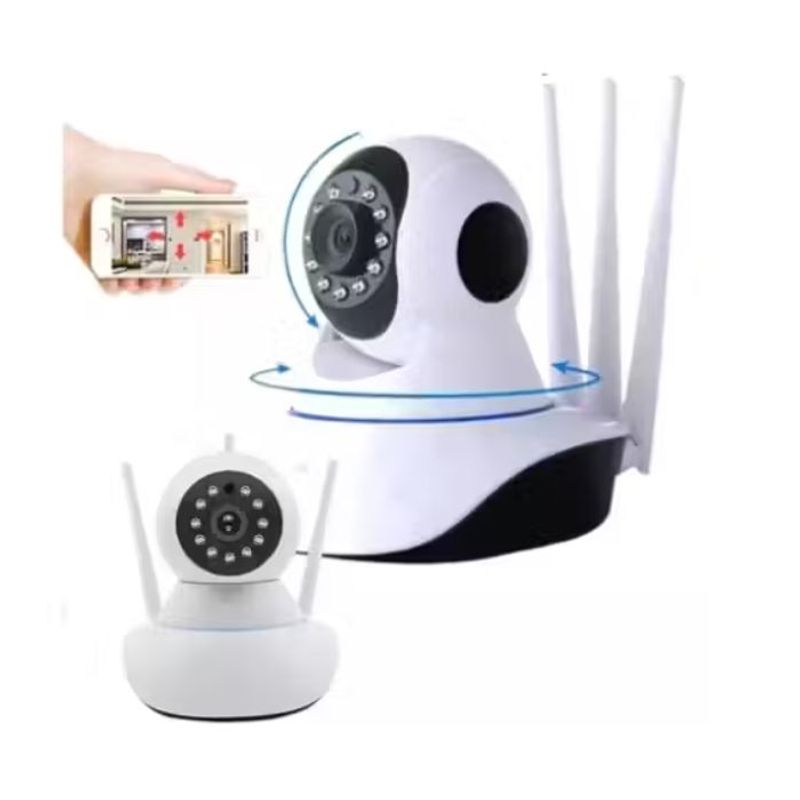 GENERICO - Cámara robótica de seguridad de 3 antenas dt-049