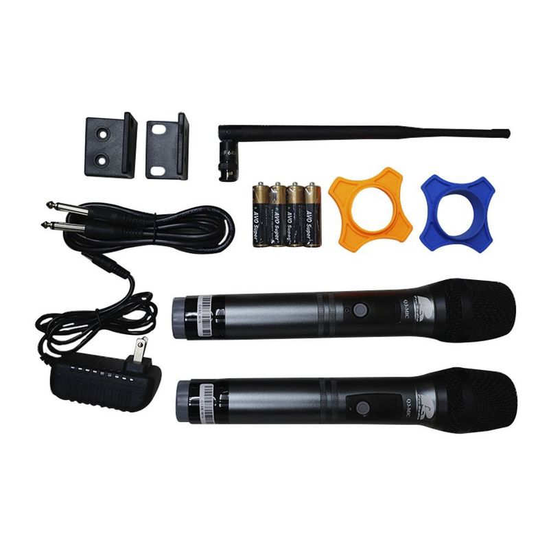 PA PRO AUDIO - Q3-MIC Micrófonos inalámbricos dobles Pa Pro Audio UHF