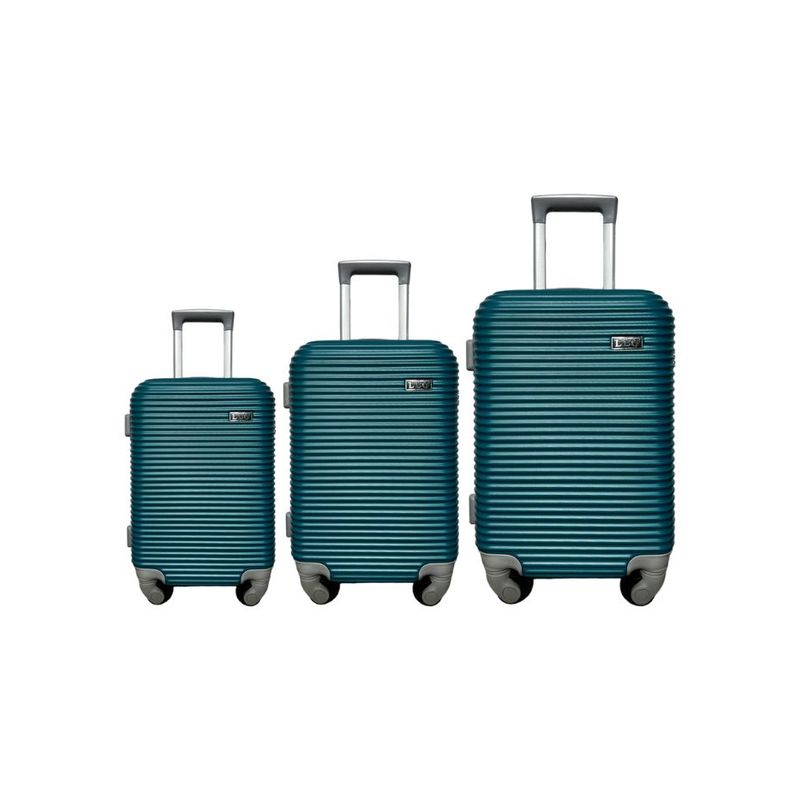 LLG LIULANGGOU - Set X3 Maletas De Viaje En Plástico (21 / 25 / 29 Pulgadas)
