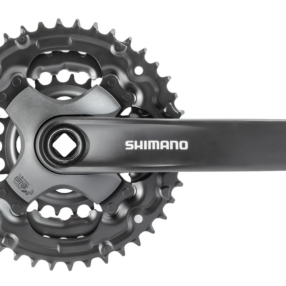 SHIMANO - Tripe Plato Shimano Tourney TY301 48 38 28 Plato Biela