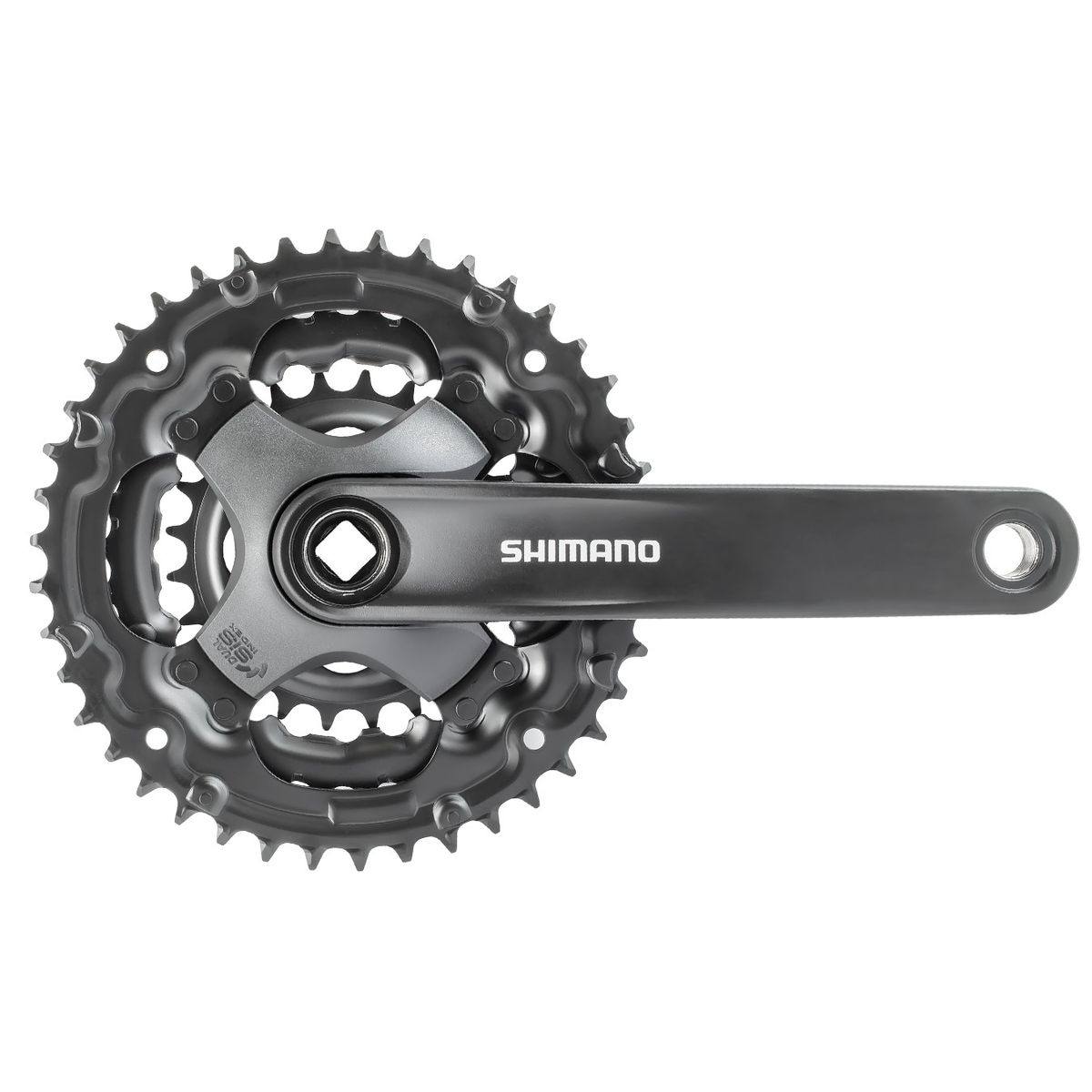 SHIMANO - Tripe Plato Shimano Tourney TY301 48 38 28 Plato Biela