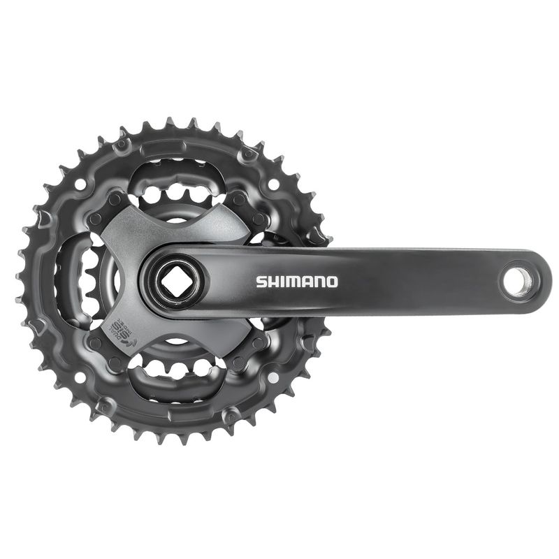SHIMANO - Tripe Plato Shimano Tourney TY301 48 38 28 Plato Biela