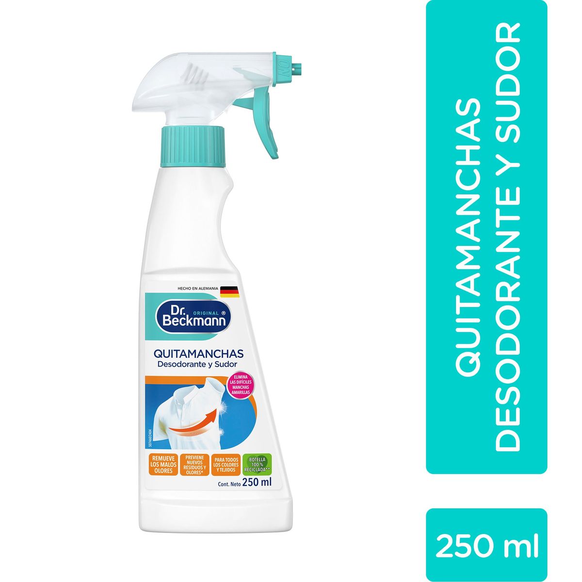 DR BECKMANN - Quitamanchas Dr Beckmann Desodorante Y Sudor Spray 250 ml