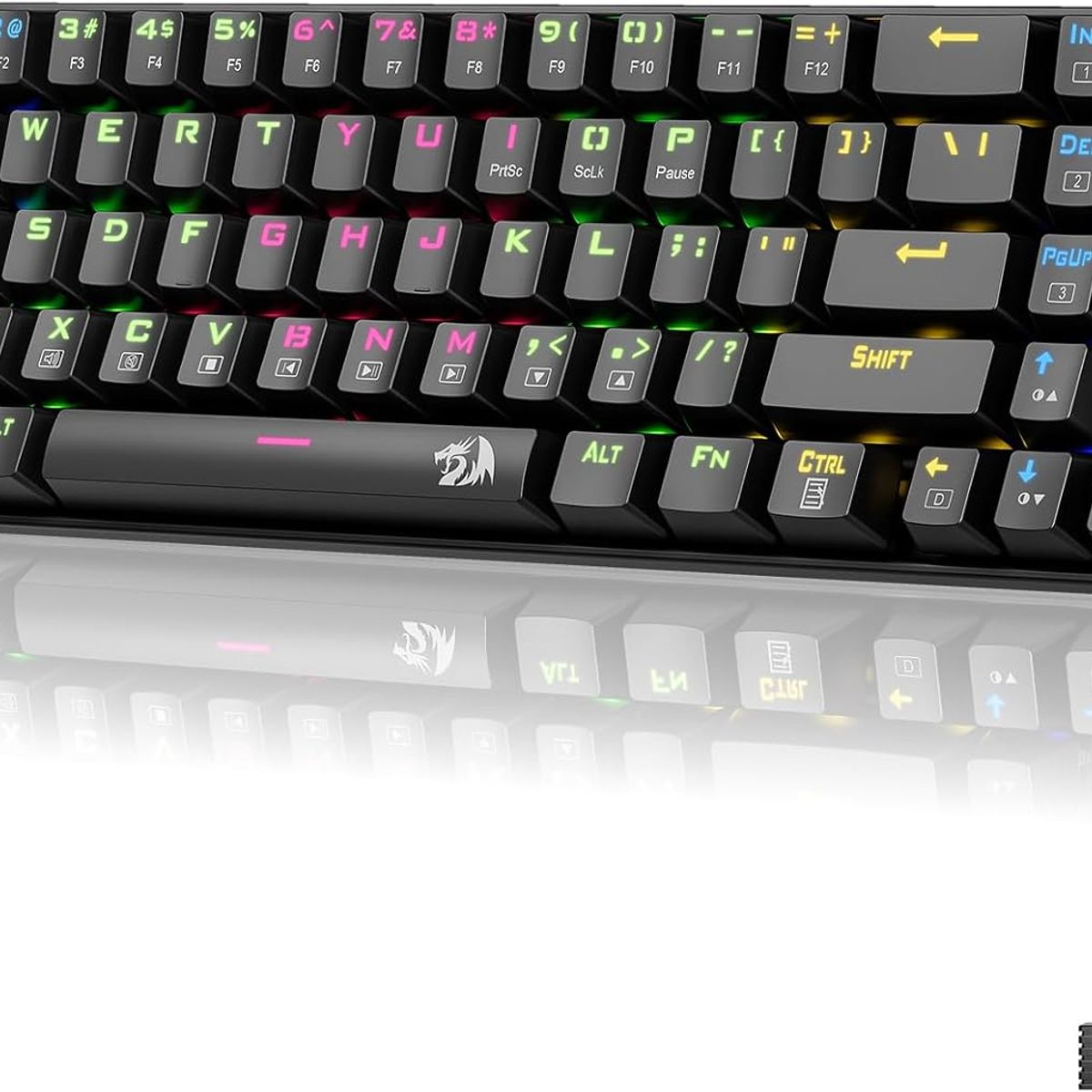 REDRAGON - Teclado Mecánico Gamer Redragon k599 Inalámbrico Idioma USD