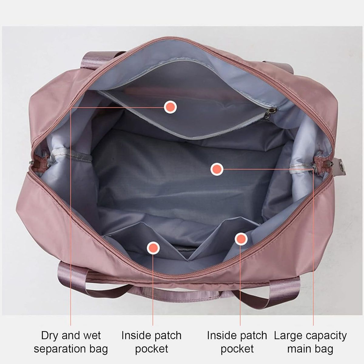 ONE PIXEL - Bolso Plegable Impermeable De Viaje Gran Capacidad