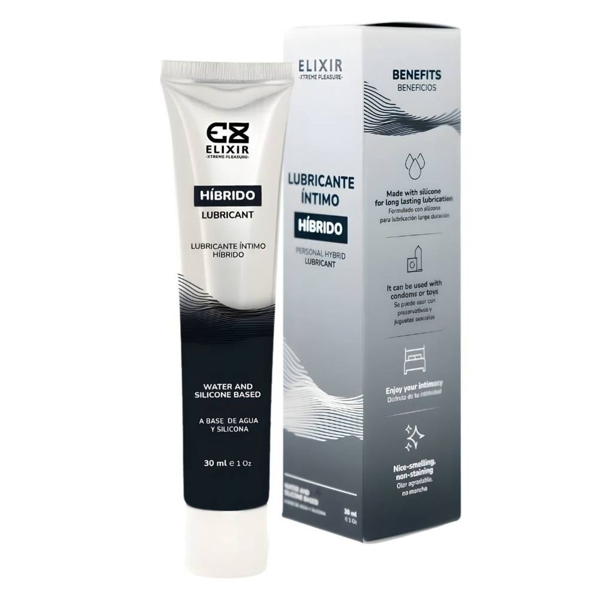 ELIXIR - Lubricante Hibrido Elixir Agua Y Silicona 30ml