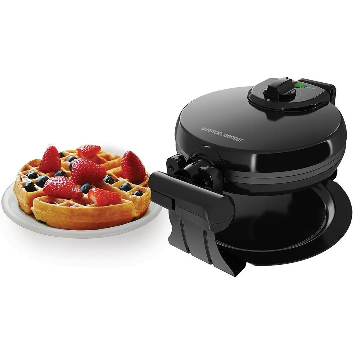 BLACK+DECKER - Waflera Giratoria Estilo Belga Black+Decker WM1000B