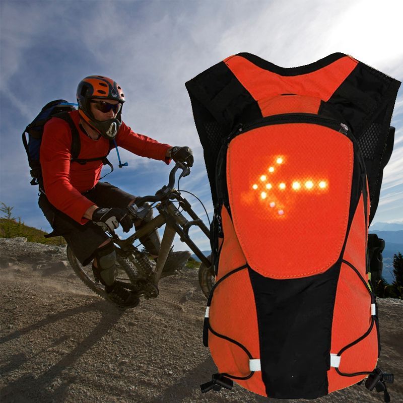 GENERICO - Morral Con Direccionales Led naranja