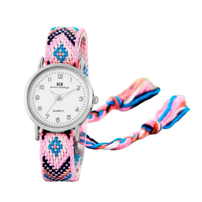 DAYOSHOP - Reloj Tejido Artesanal Dama Mujer + Estuche
