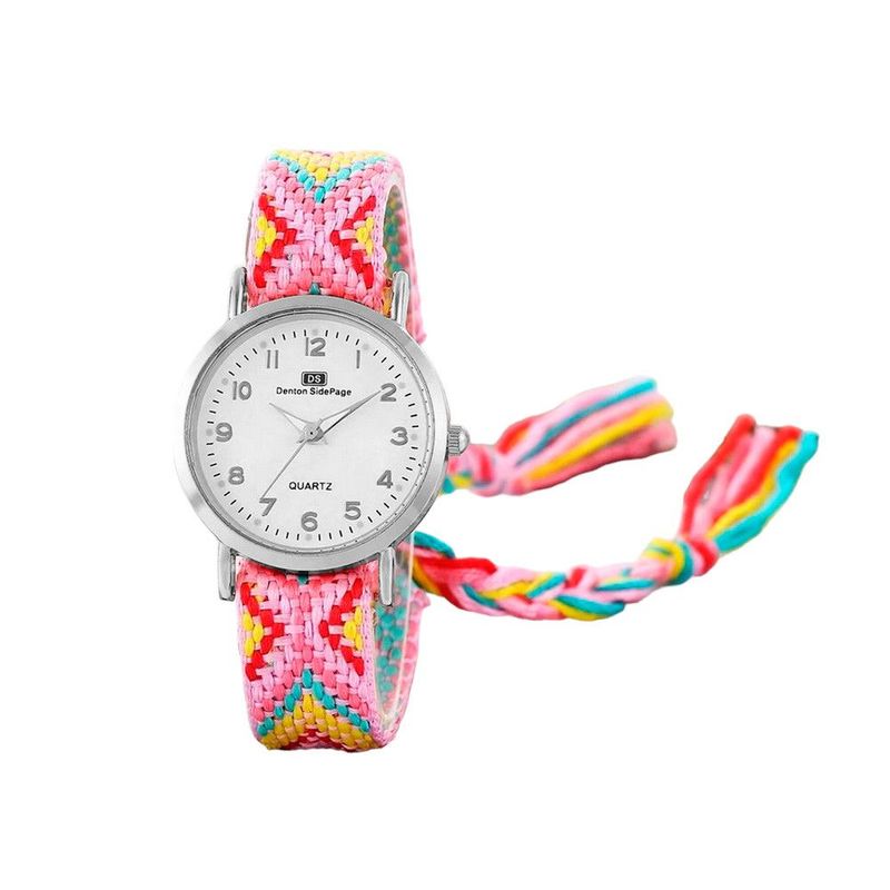 DAYOSHOP - Reloj Tejido Artesanal Dama Mujer + Estuche