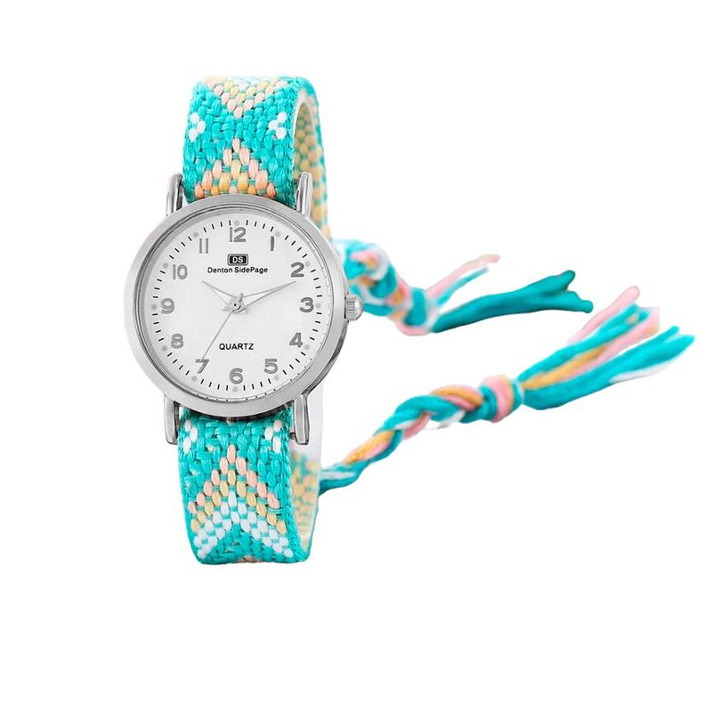 DAYOSHOP - Reloj Tejido Artesanal Dama Mujer + Estuche