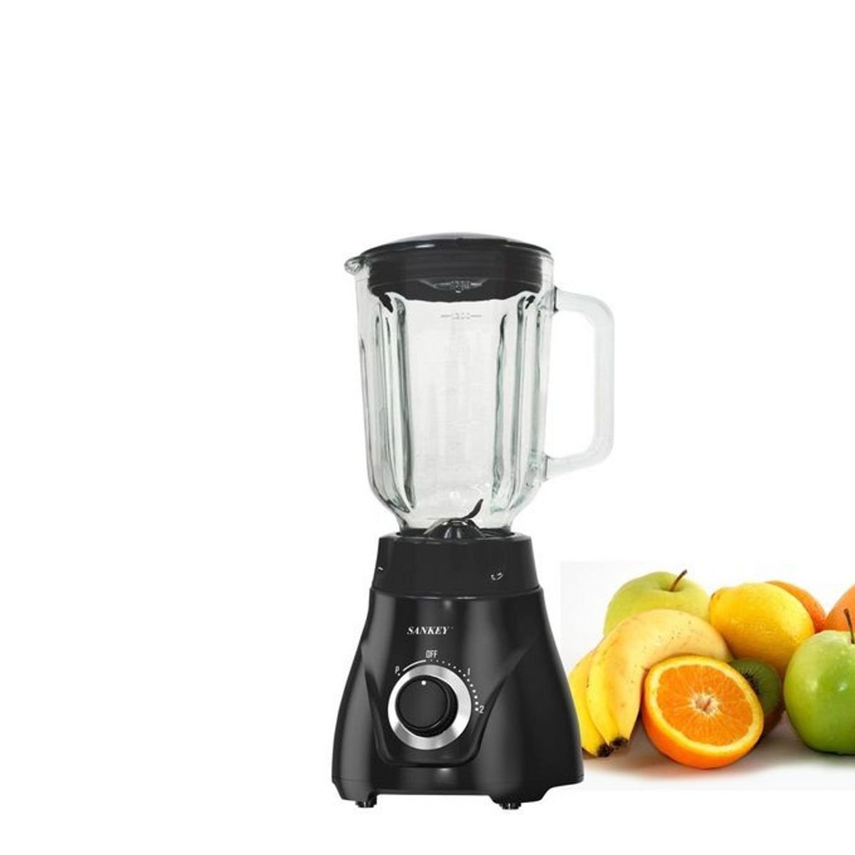 SANKEY - Licuadora con Vaso de Vidrio 1.5 Litros Sankey 350W