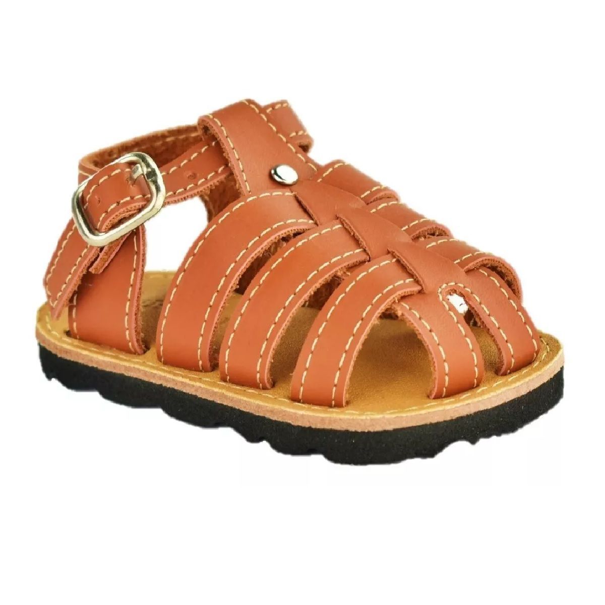 MUNDO BEBE - Sandalias Bebé Niño Tiras Suela Blanca Primeros Pasos