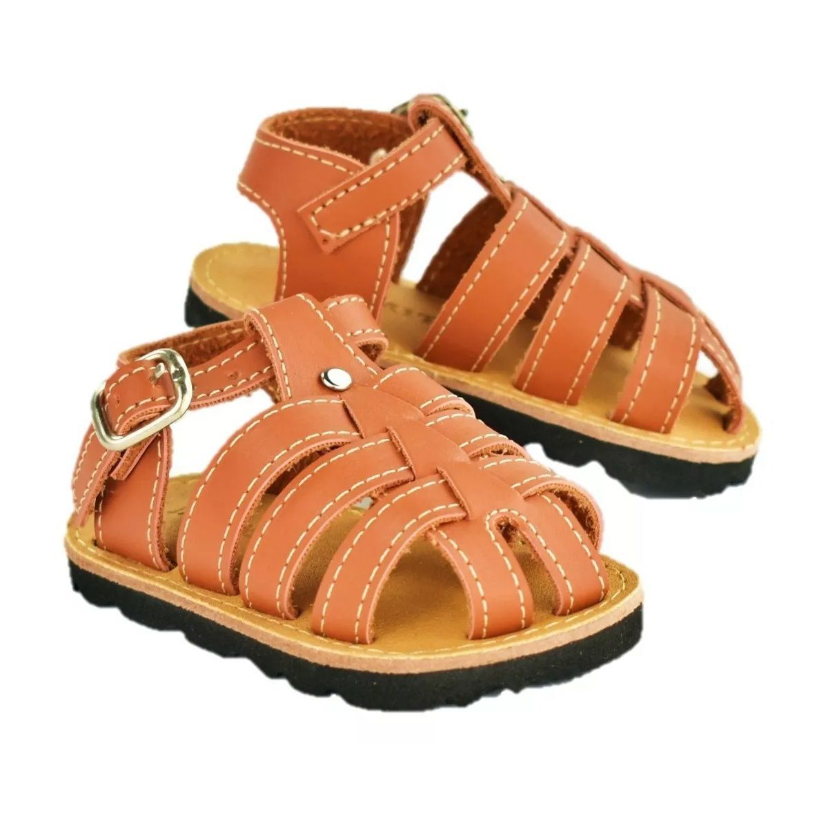 MUNDO BEBE - Sandalias Bebé Niño Tiras Suela Blanca Primeros Pasos