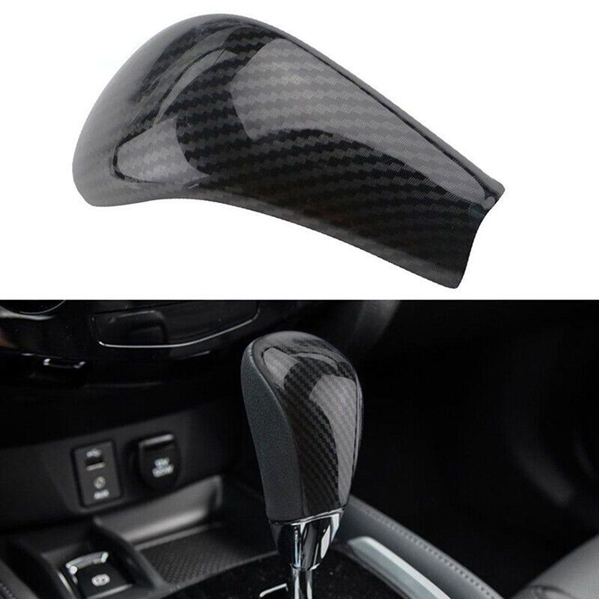 GENERICO - accesorios nissan xtrail cubierta palanca automatica 2014-20