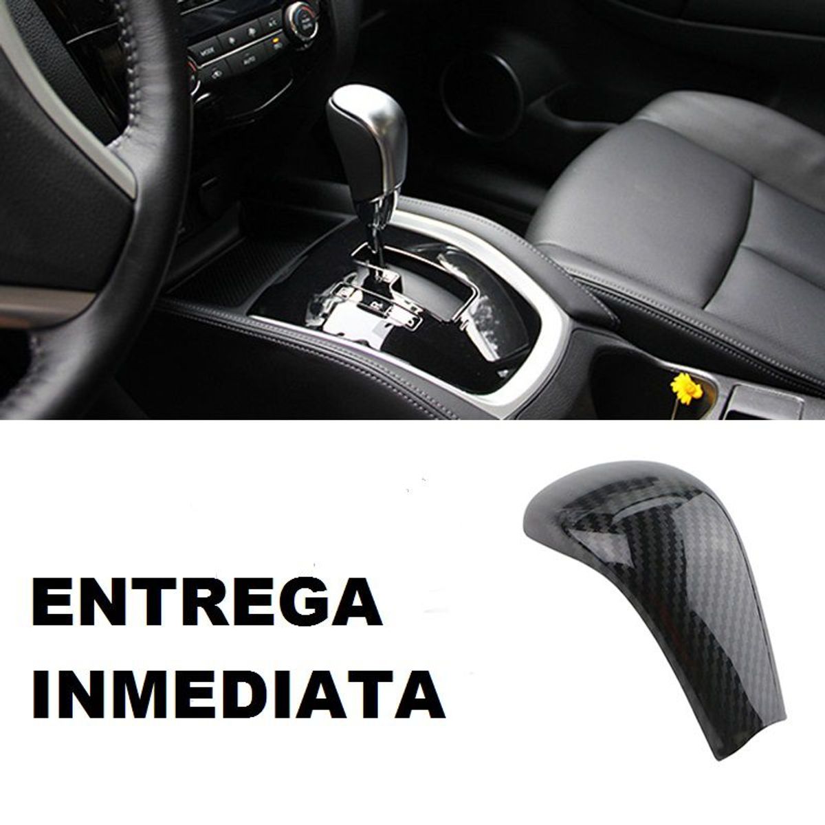 GENERICO - accesorios nissan xtrail cubierta palanca automatica 2014-20