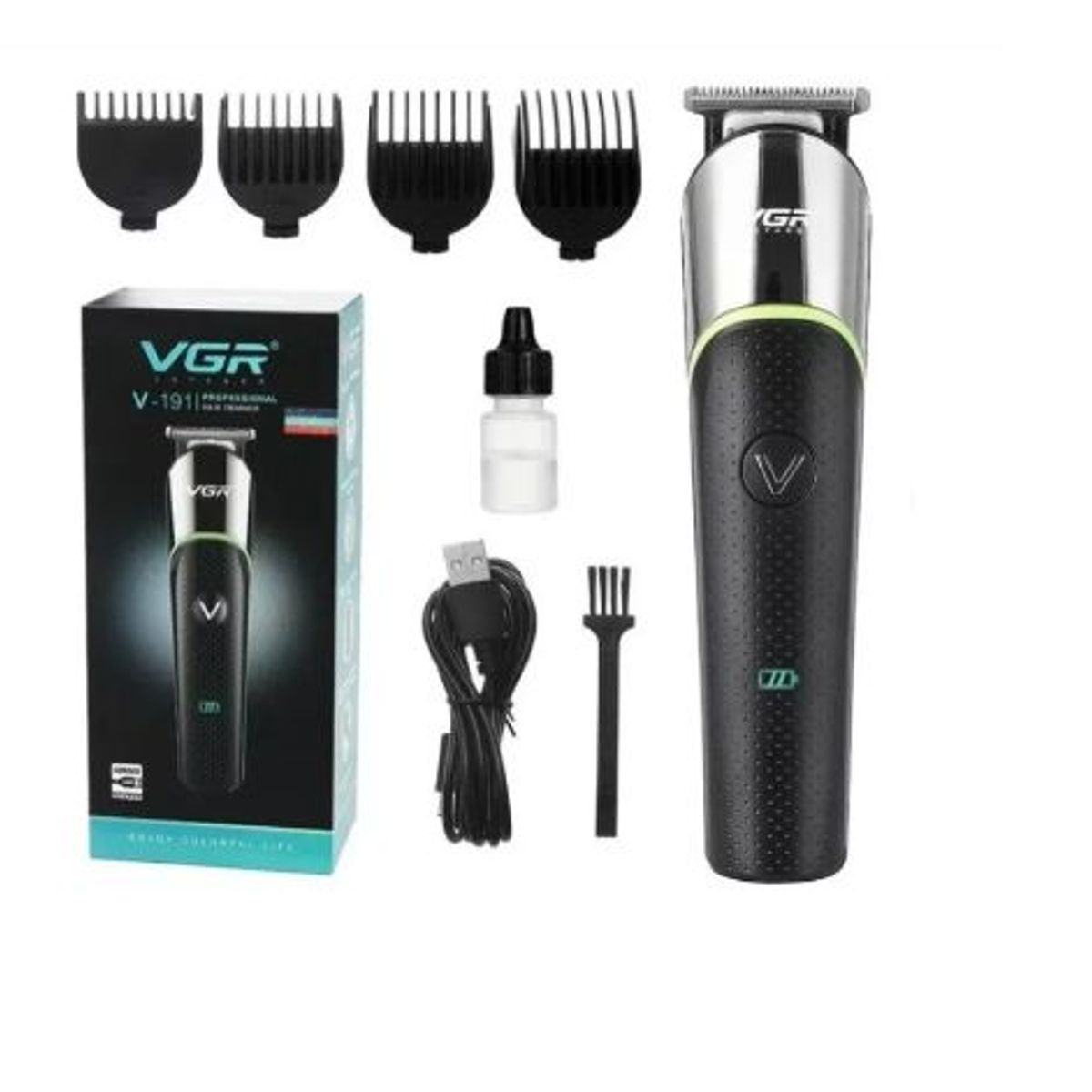 VGR - Maquina Peluquera Inalámbrica Profesional VGR-191