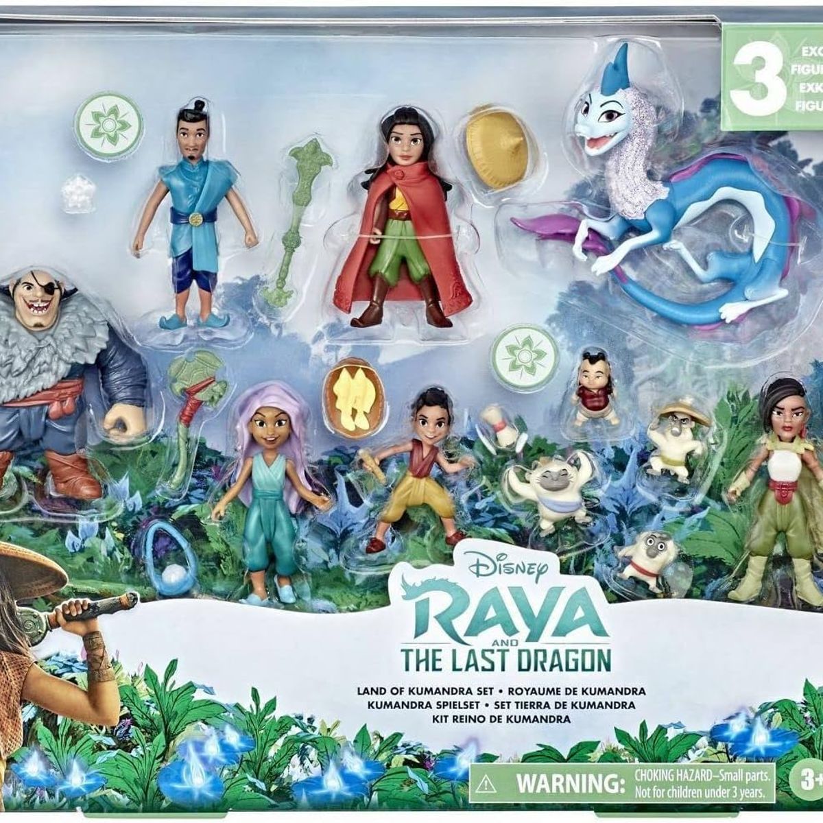 DISNEY - Figuras Disney Raya Y El Ultimo Dragon Tierra De Kumandra