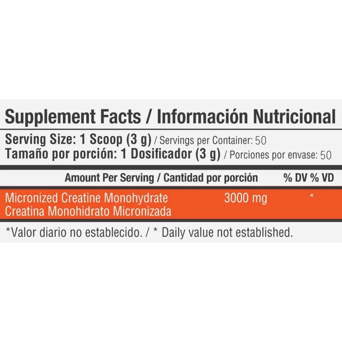 HEALTHY SPORTS - Creatina Monohidratada Micronizada 3000mg x50 Servicios