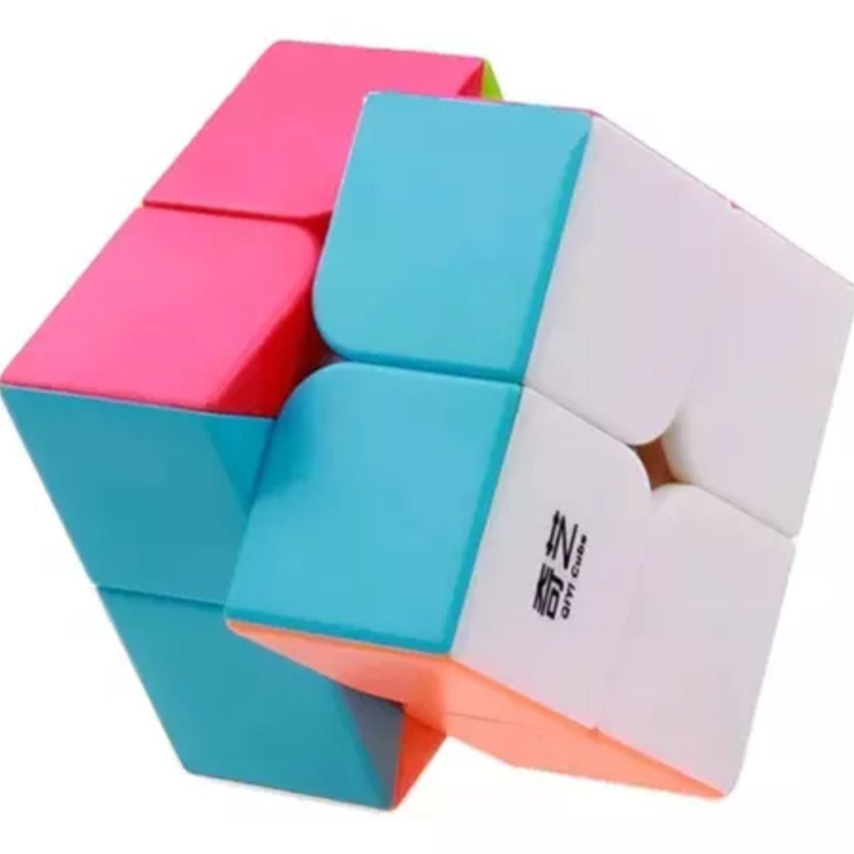 GENERICO - Rubik 2x2 Rompecabezas Mágico Cubo Pastel Juguete Dorado