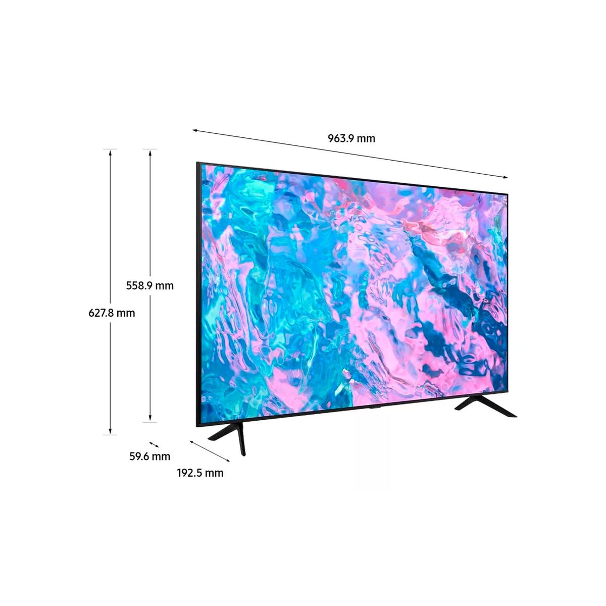 SAMSUNG - Televisor Samsung DU7000 Crystal Uhd 4K 43 Smart