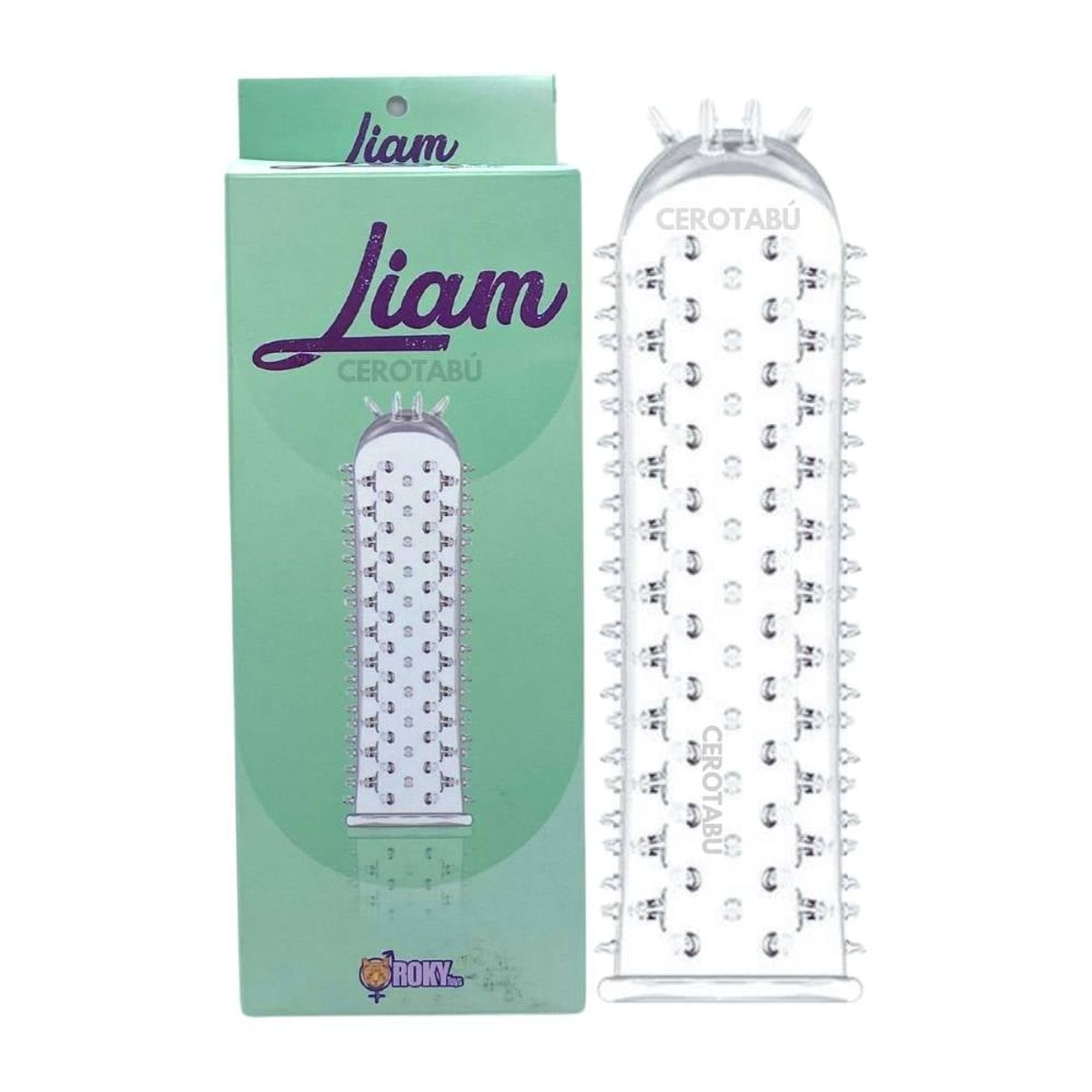 GENERICO - Funda Para Pene Texturizada Condon Preservativo Para + Grosor-