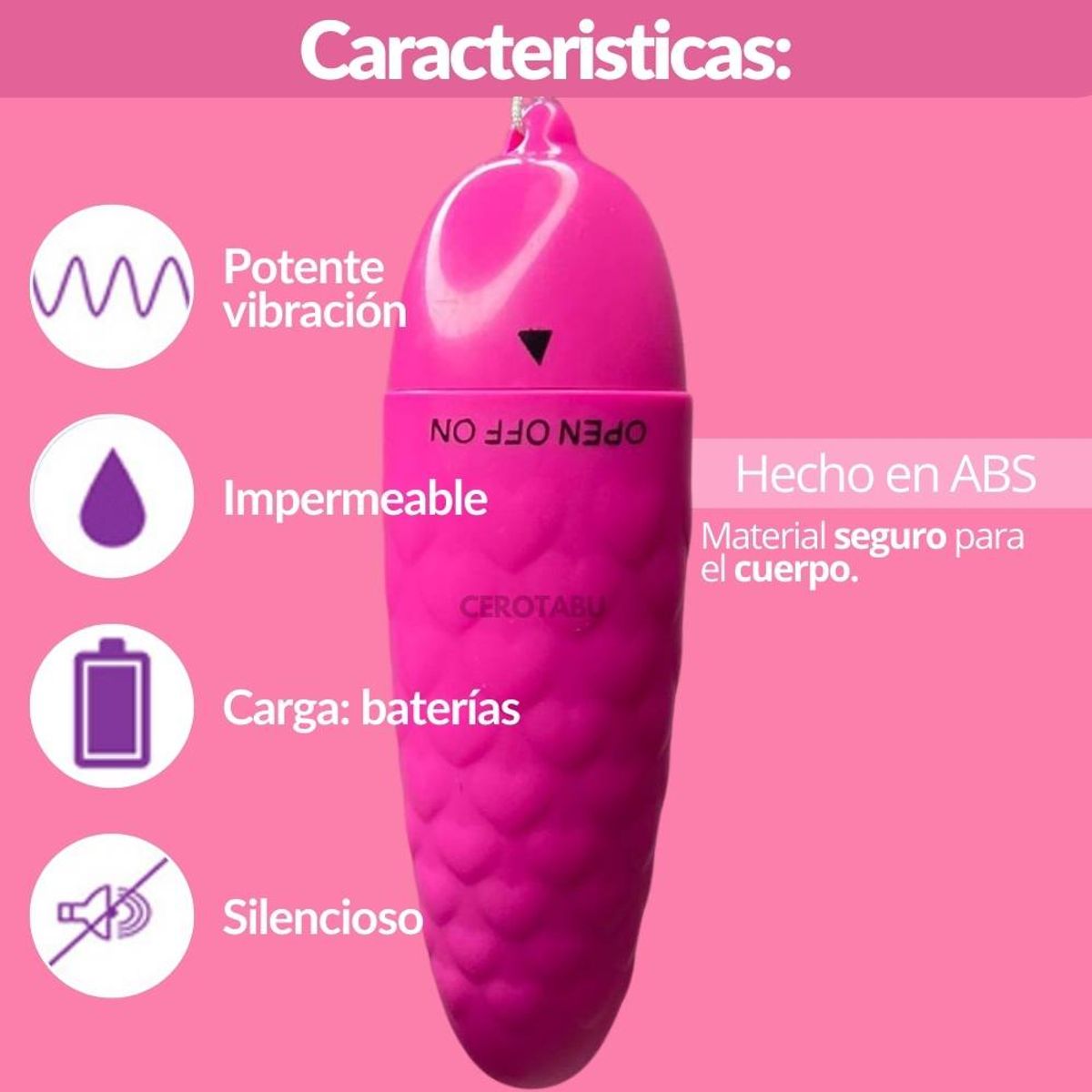 GENERICO - Vibrador Consolador Bala Vibradora Fryda Juguete Sexual