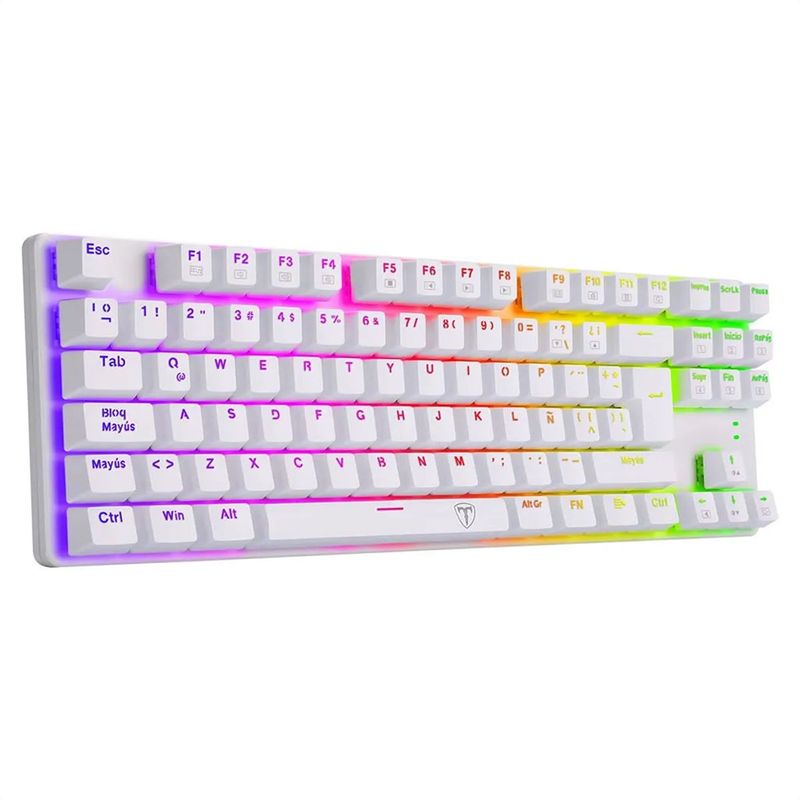 T-DAGGER - Teclado Gamer Mecánico Tkl T-dagger T-tgk315w Bora RGB Blue