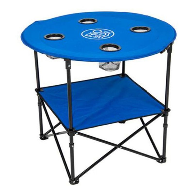 GENERICO - Mesa Plegable Para Camping Playa Picnic Con Porta Vasos