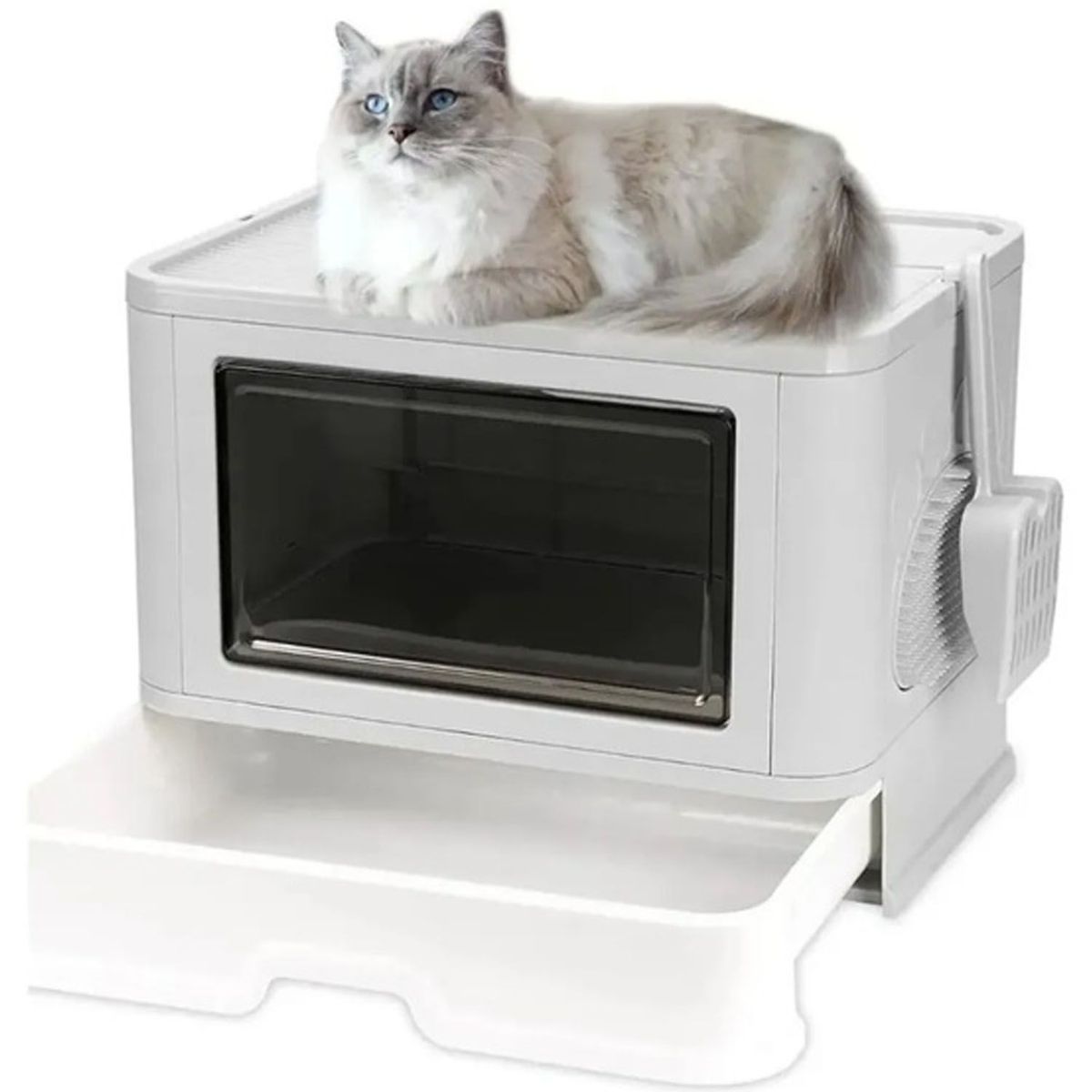 ONE PIXEL - Arenero Para Gatos Cerrado Eliminador De Olores