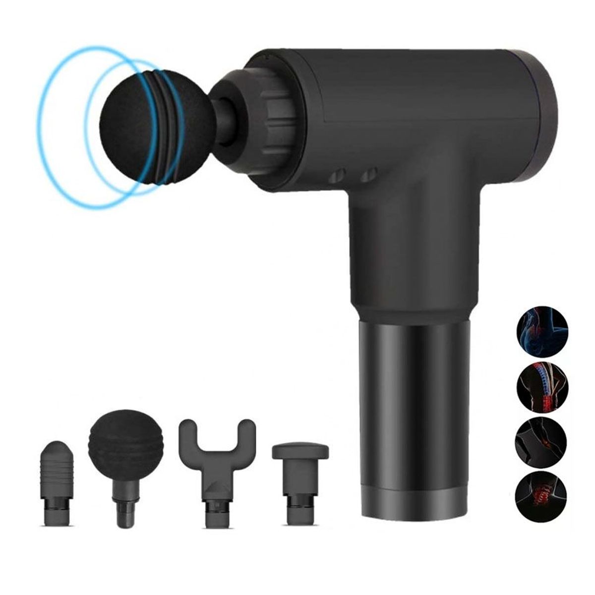 GENERICO - Masajeador Muscular Pistola Masaje Inalámbrico 6 niv